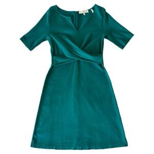 Lark & Ro Criss Cross Sleeve Midi Dress Size 6